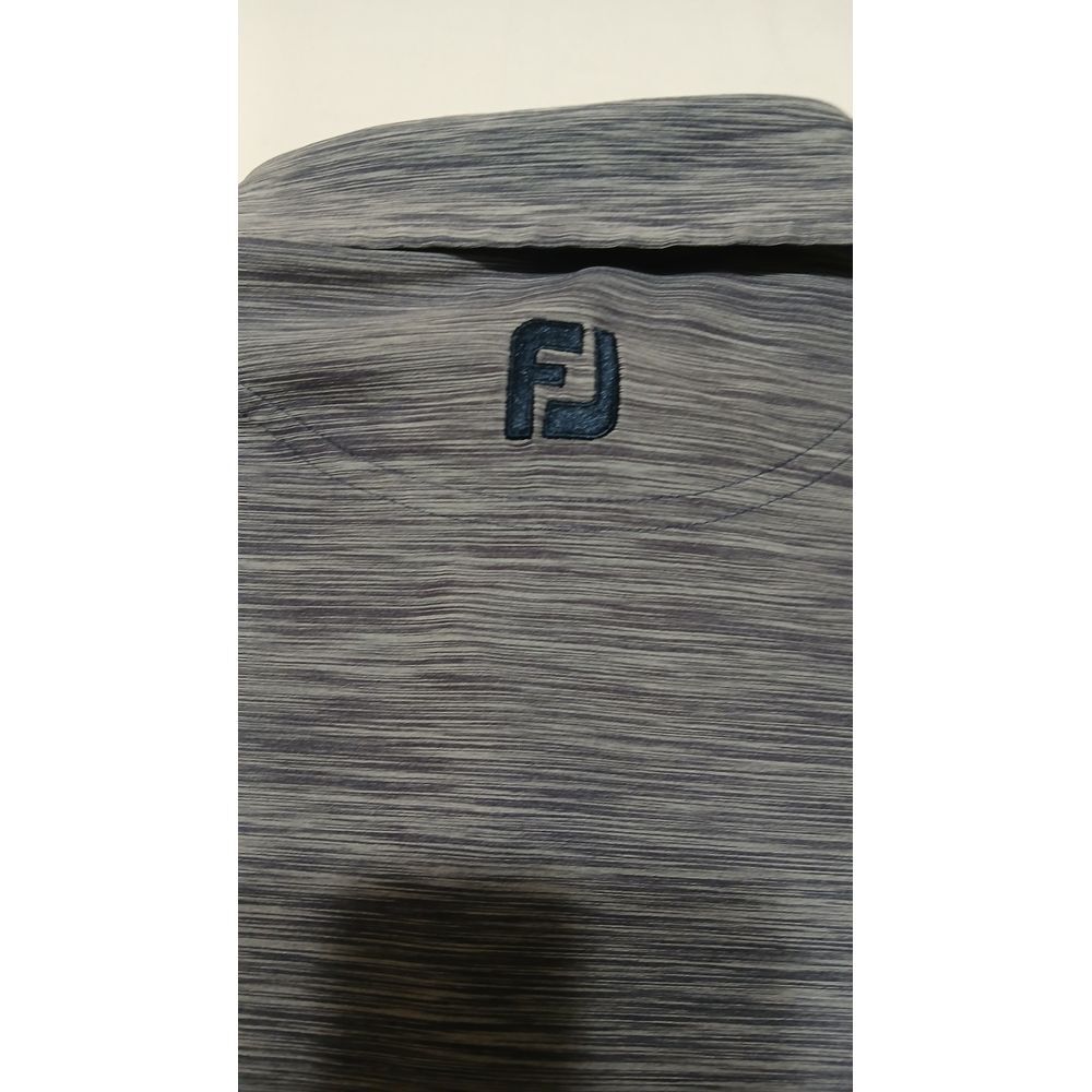 Footjoy‎ Men's Performance Gray Blend Golf Polo Embroidered Size Large - Picture 5 of 8